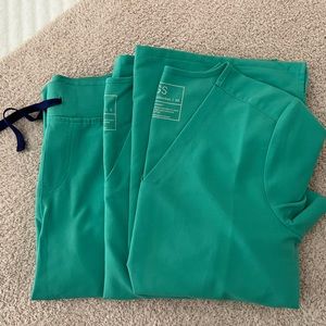 Figs Scrubs- Surgical Green